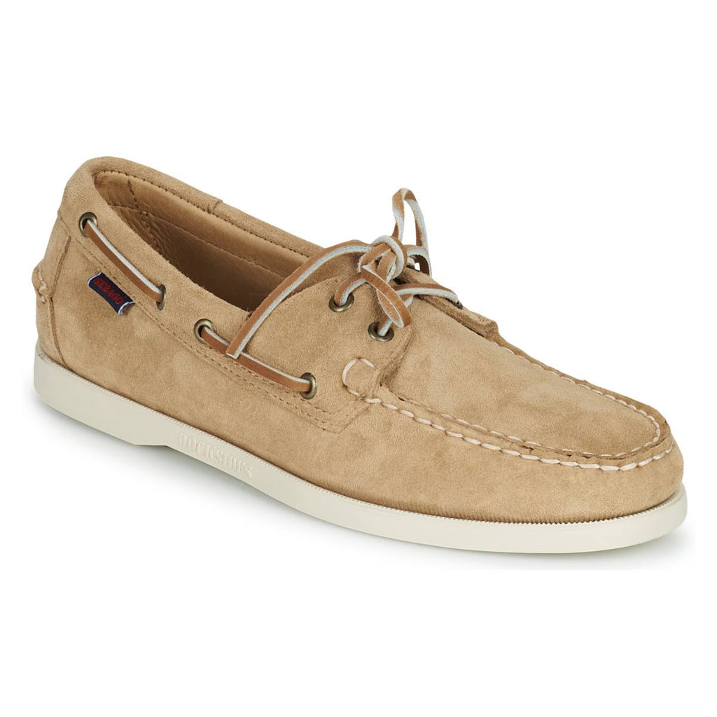 Beige Camel Leather Boots S136498