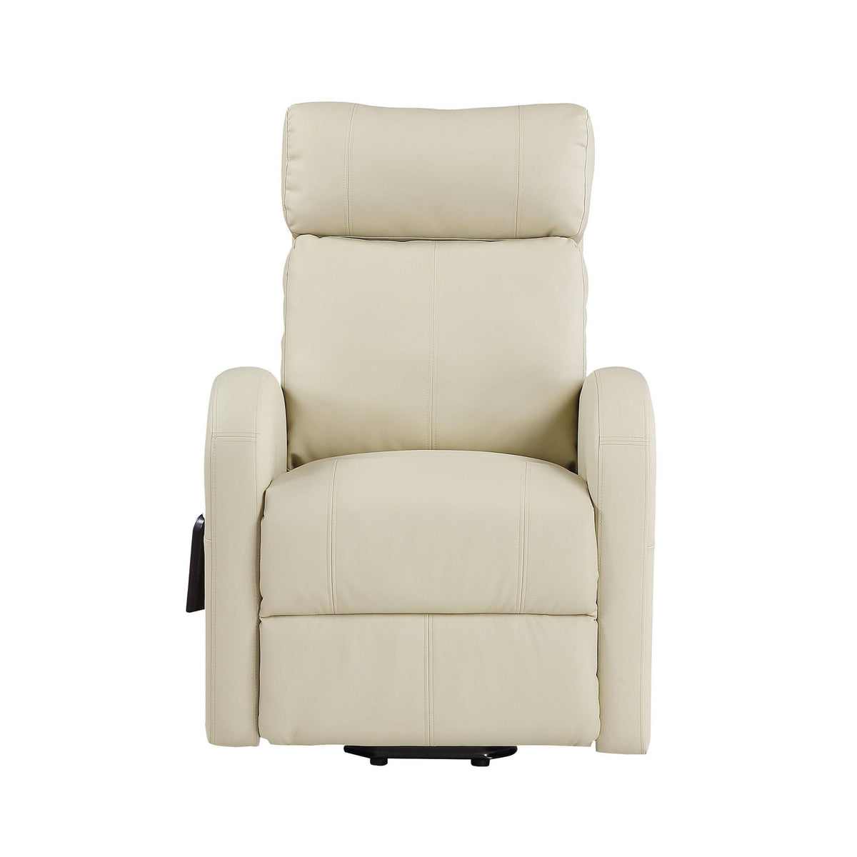 Beige PU Power Lift Recliner S582