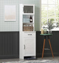 63 Freestanding Bathroom Storage Cabinet with Double Doors and Drawers T7451