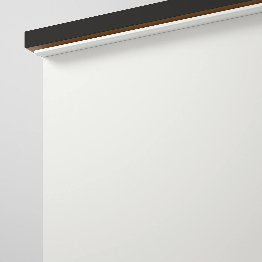 Sink Cabinet with 2 Drawers, High Gloss White L569672