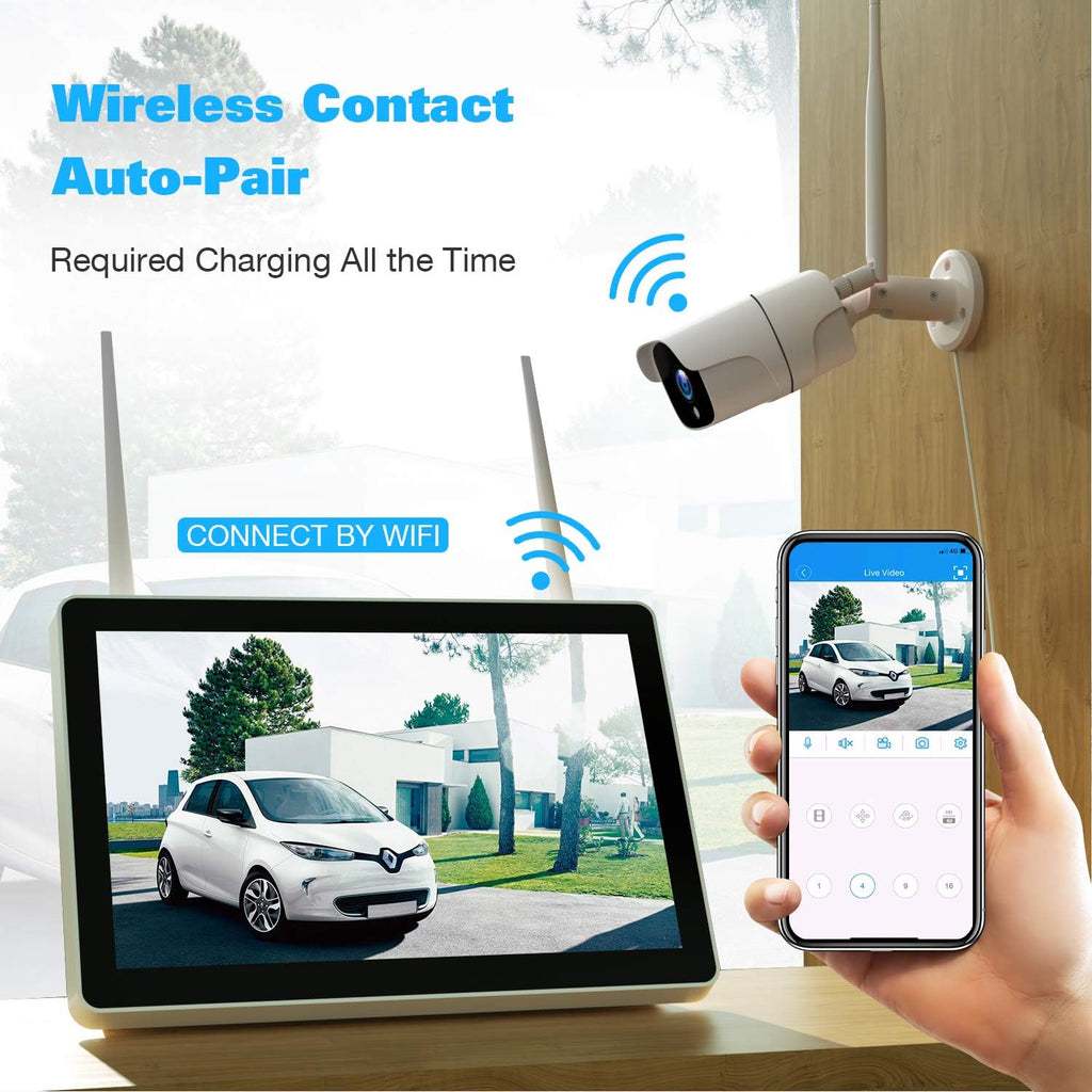 1080P Wireless Security Camera System with 3TB Hard Drive U3109