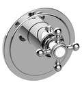 4 7/8x22 Thermostatic Valve Trim with Cross Handle in Polished Chrome L82283