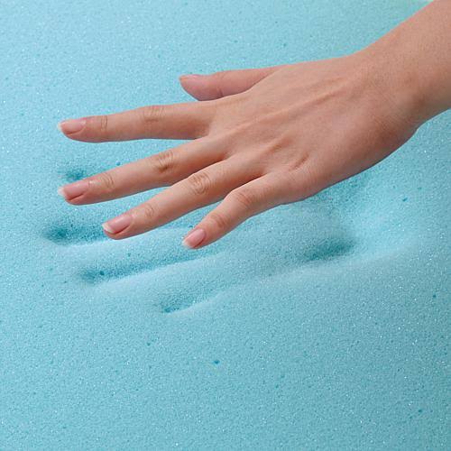 Blue California King Gel Memory Foam Topper F13611
