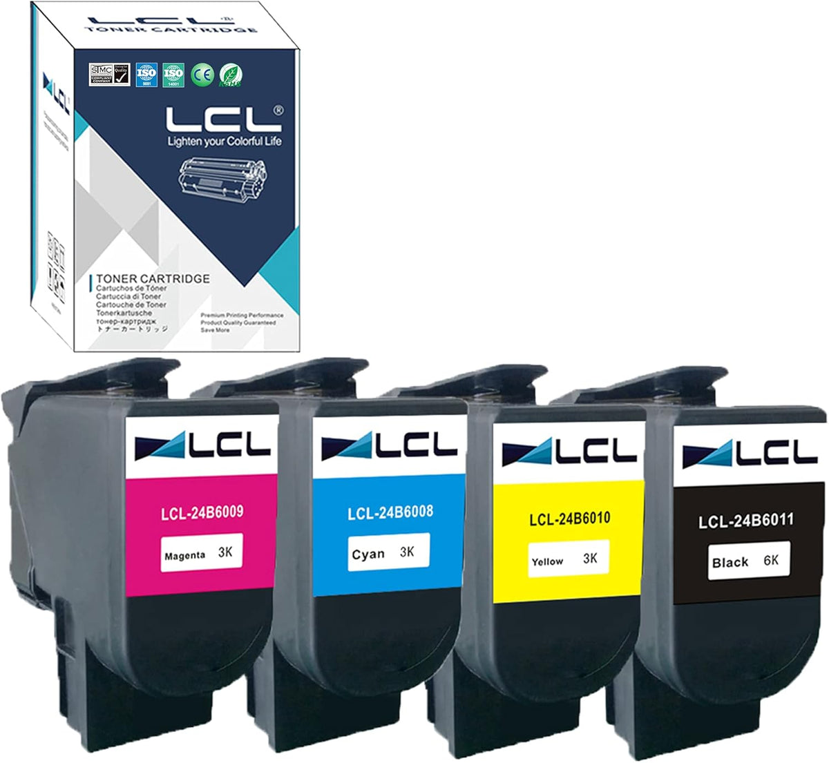 Compatible Toner Cartridge Replacement 4-Pack Q259482