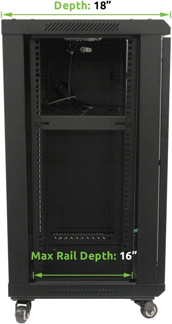 15U Wall Mount Network Server Cabinet Rack O33876