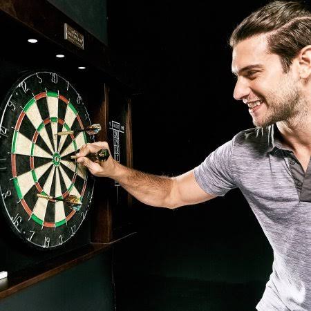40x22 Dartboard Cabinet with LED Light R3368