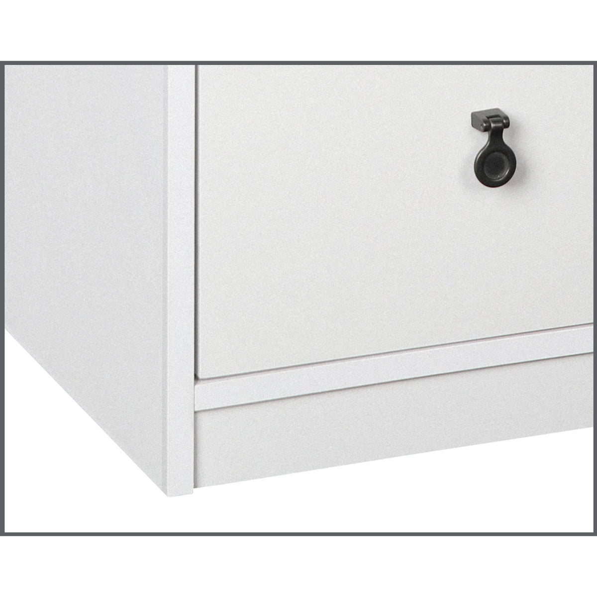 White Gray Oak 3 Drawer Filing Cabinet A629