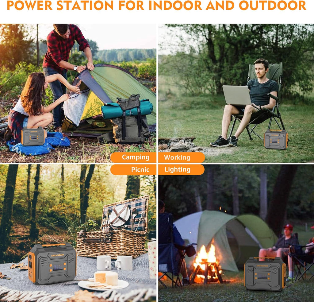 250Wh Portable Power Station with 110V AC Output E8148