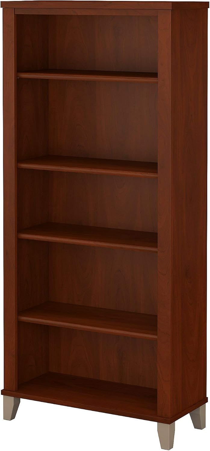 Ash Gray 5 Shelf Bookcase N341