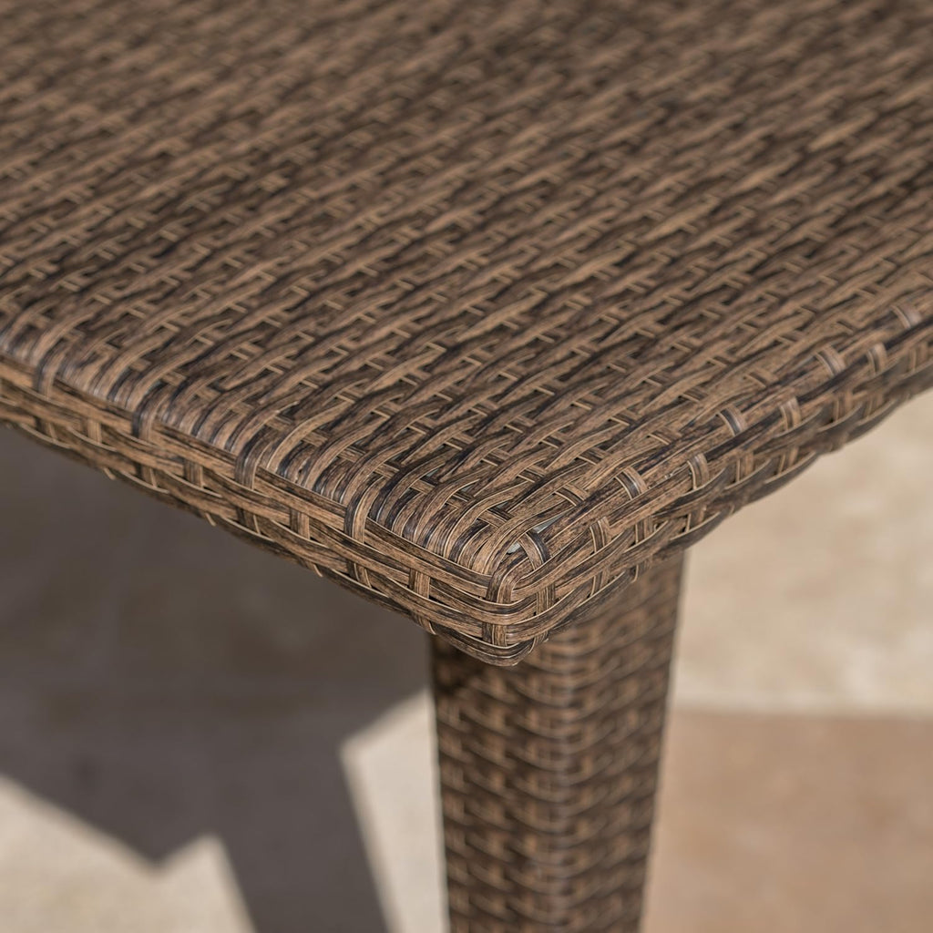 Outdoor Rectangular Wicker Dining Table L873007