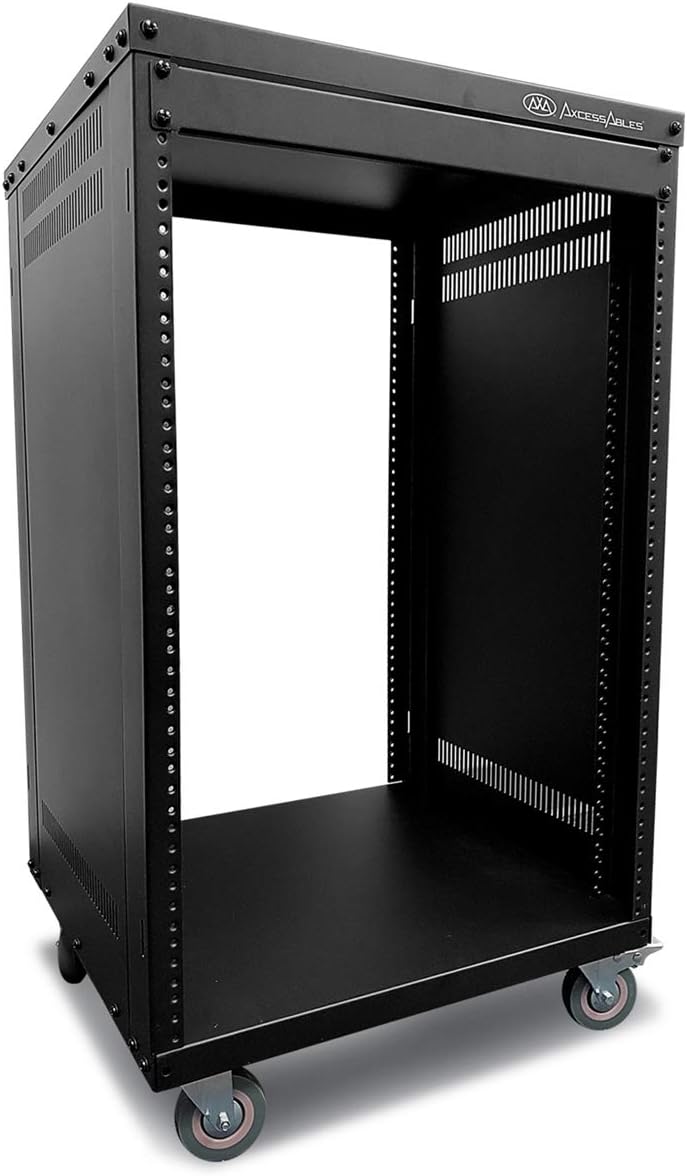 16U 19 Inch AV Rack Stand with Wheels L279