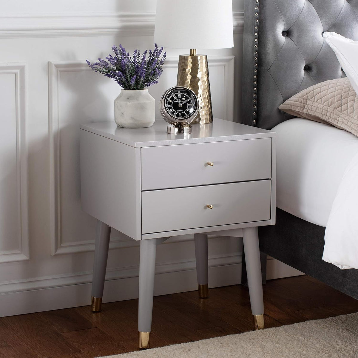 Navy Blue Nightstand O3785