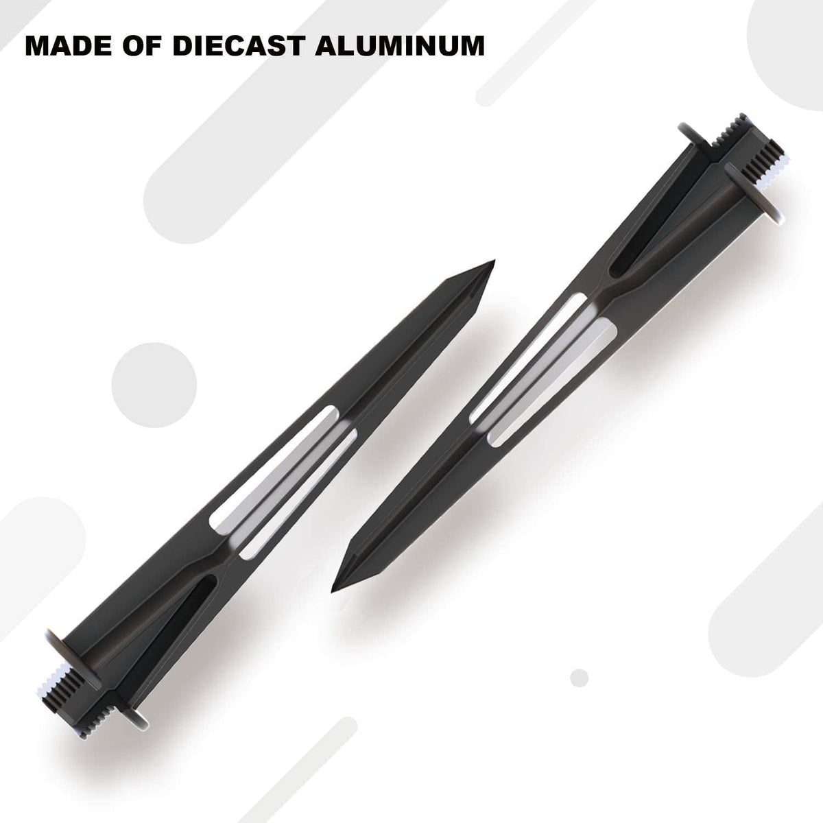 Metal Ground Spike Stake Replacement 3/4 IN-14 NPSM Male Thread B853028