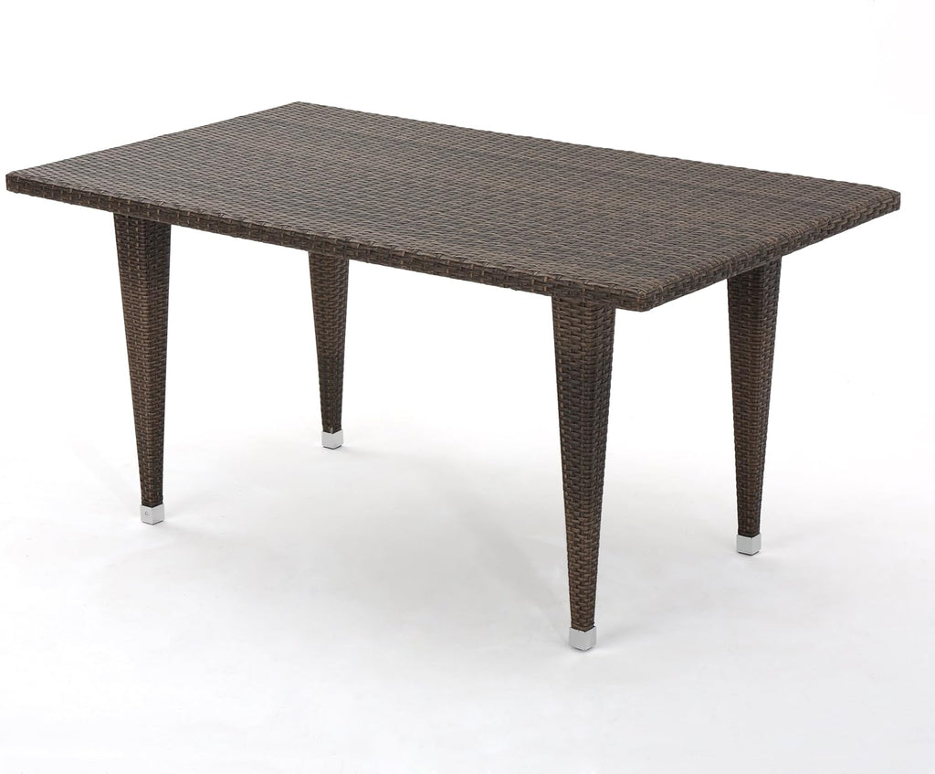 Outdoor Rectangular Wicker Dining Table L873007