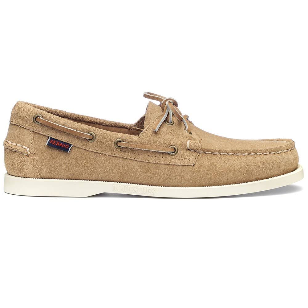 Beige Camel Leather Boots S136498