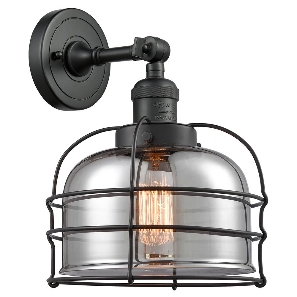 1 Light Semi-Flush Mount Black Antique Brass H809