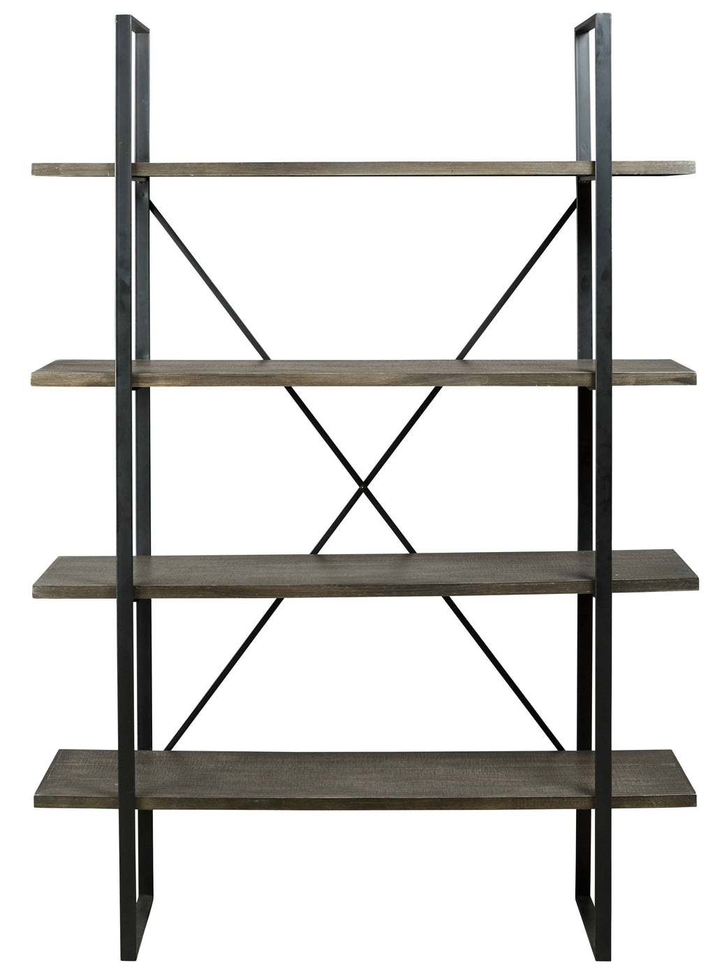 Black Gray Bookcase D258905