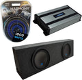 Dual 12 Sub Box Enclosure with Amplifier & Amp Kit U33221