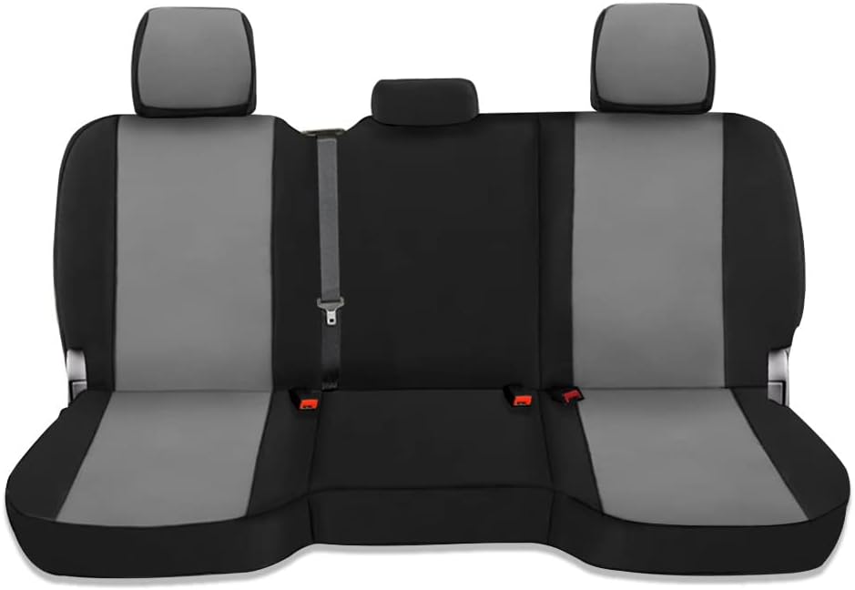 Custom Fit Dodge Ram 1500 2500 3500 Pickup Truck Neoprene Front Seat Covers Gray Black X70390