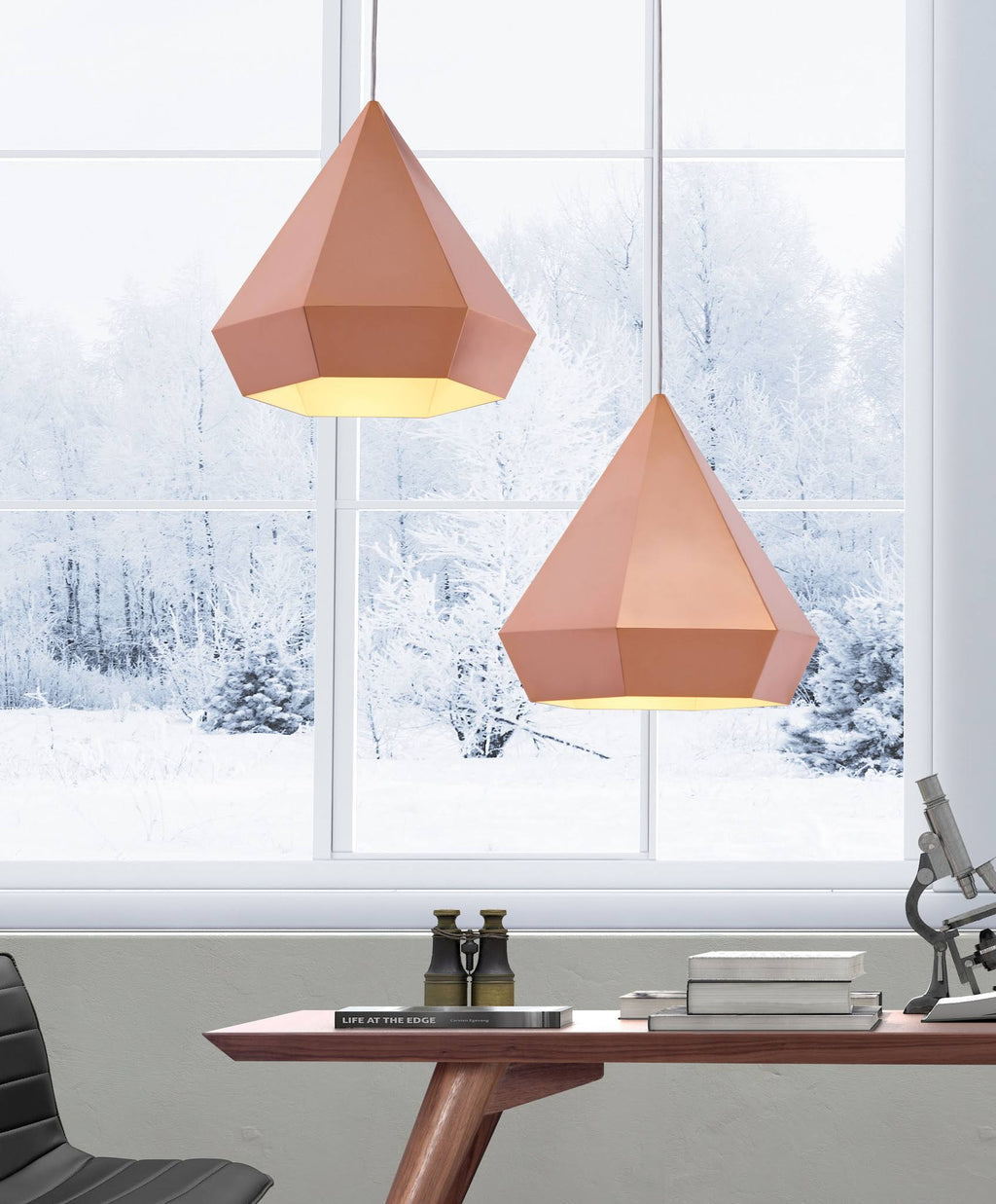 Rose Gold Ceiling Lamp U482