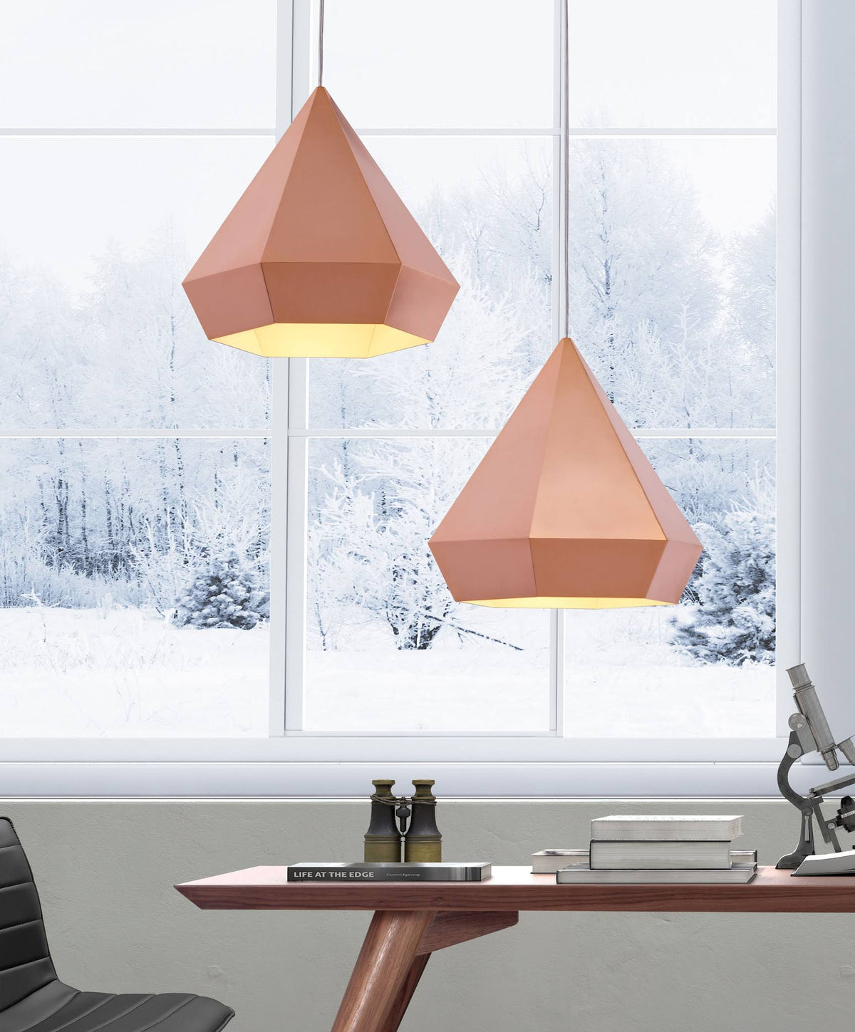 Rose Gold Ceiling Lamp U482