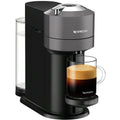 Chrome Coffee and Espresso Maker with Black Milk Frother K846