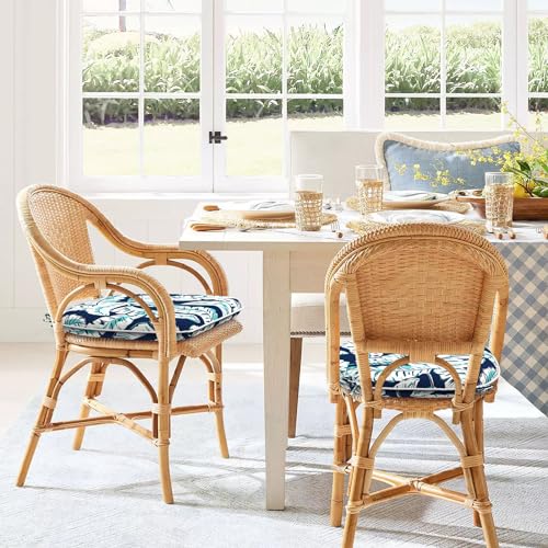 Set of 4 Water Repellent Outdoor Chair Cushions 17"x 16" P277010