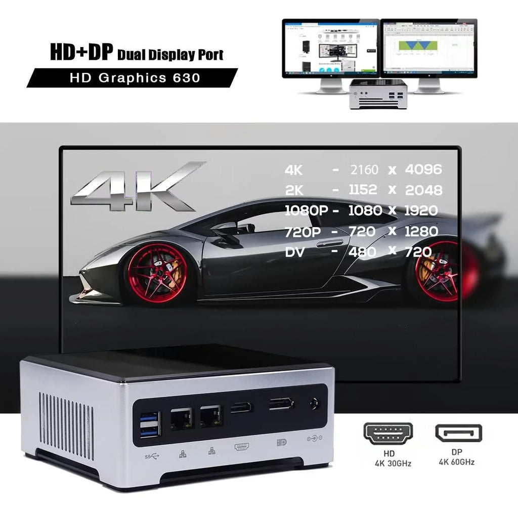 Mini PC Octa Core i9 10880H 16GB RAM 1TB SSD X92284