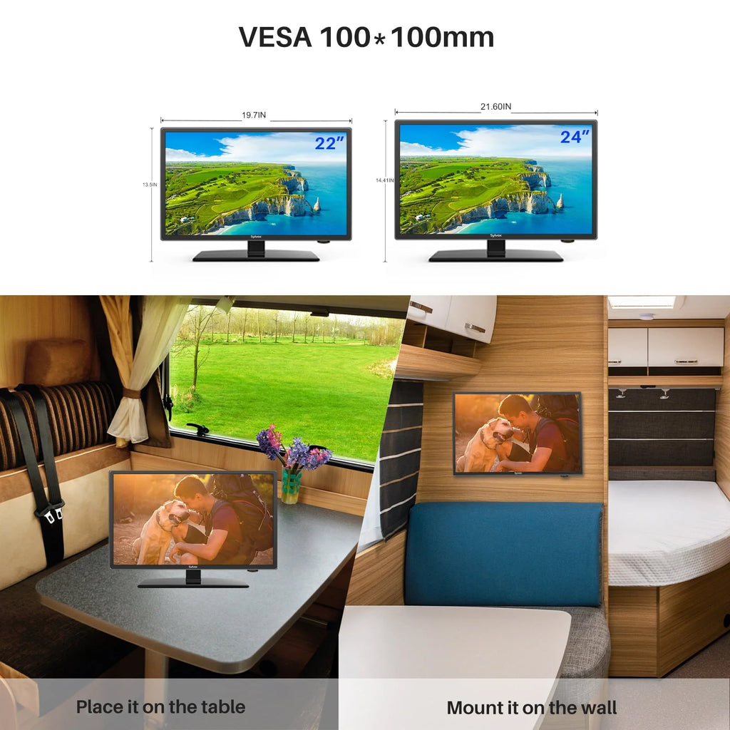 22 inch 12 Volt TV with DVD Player G135
