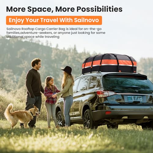 21 Cubic Feet Waterproof PVC Rooftop Cargo Carrier B732201