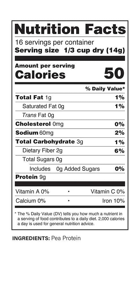 Unflavored Plant Protein Crumbles, 8 oz (Pack of 6) W30478