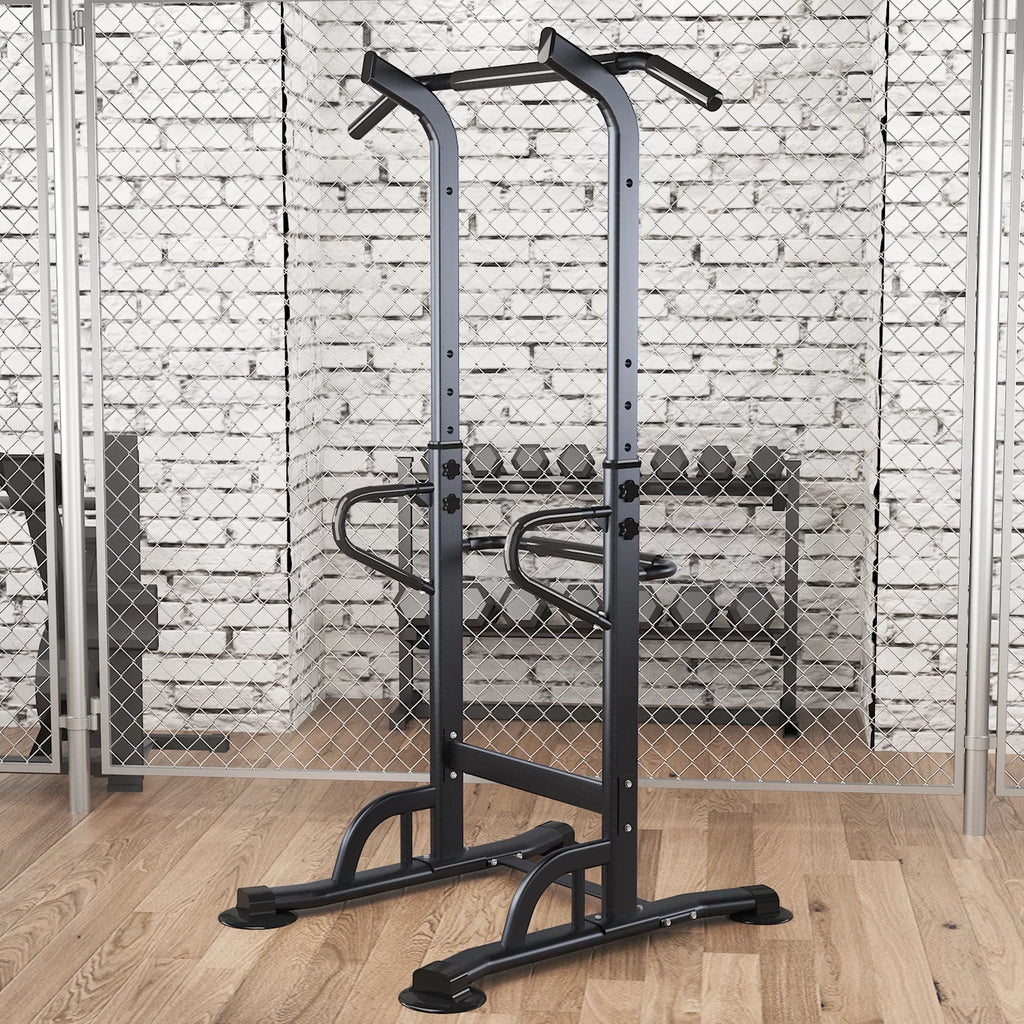 Adjustable Pull up Power Tower Dip Stands 600lbs G22840