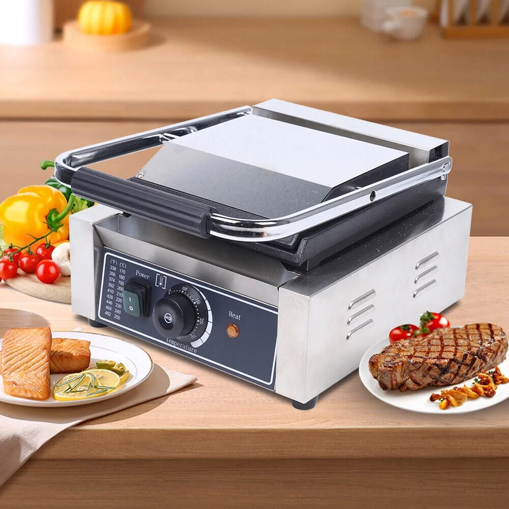 Panini Press Grill Griddle Plate K130