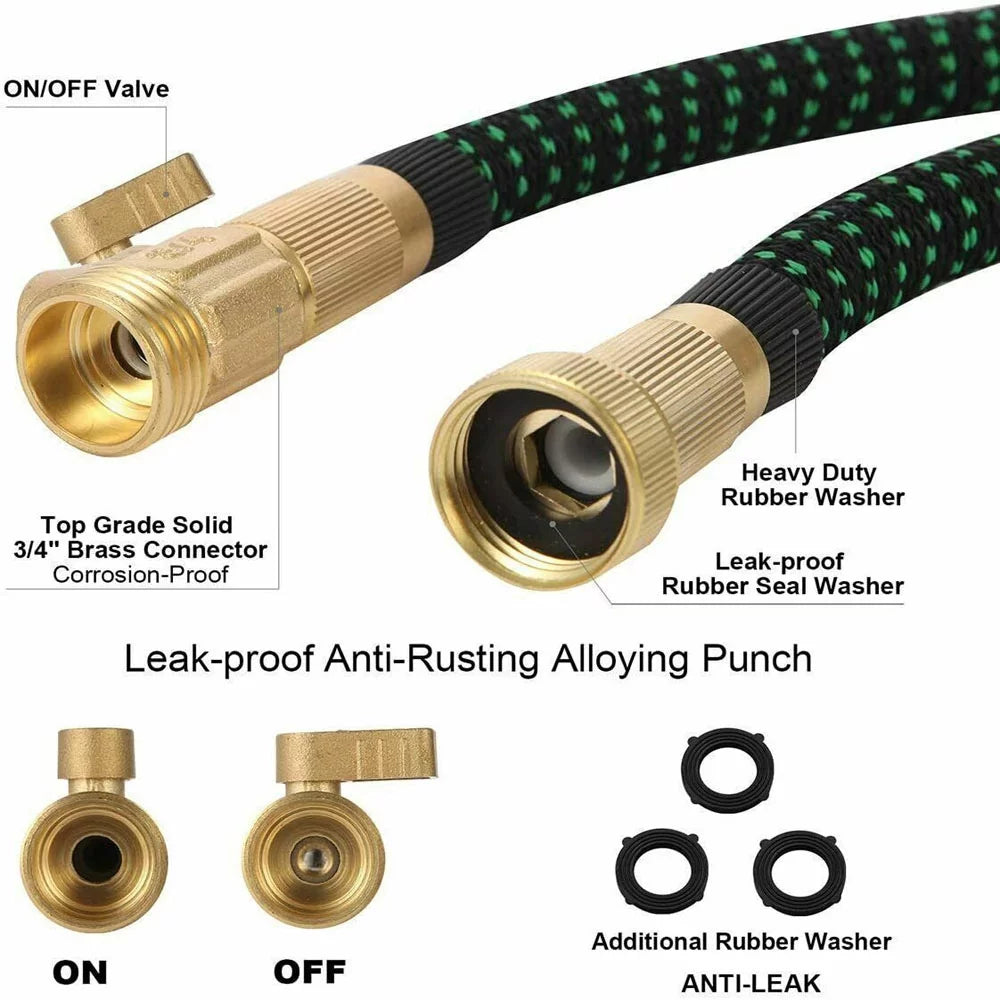 100ft Heavy Duty Expandable Flexible Water Hose N52174