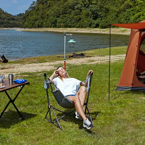 Adjustable Heavy Duty Folding Hammock Camping Chair 2 Pack B802756