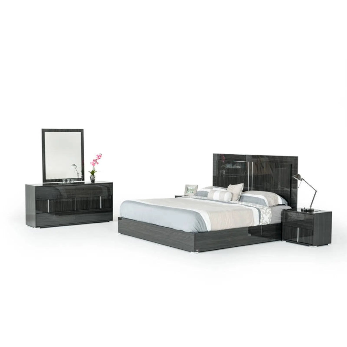 Grey Nightstand Q82257