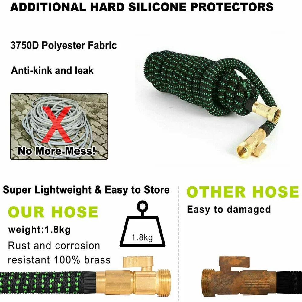 100ft Heavy Duty Expandable Flexible Water Hose N52174