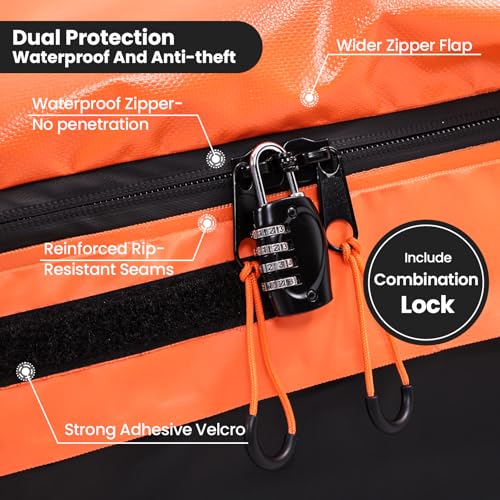 21 Cubic Feet Waterproof PVC Rooftop Cargo Carrier B732201