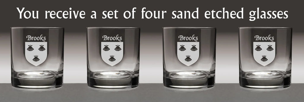 Irish Coat of Arms Tumbler Glasses Set of 4 H40675
