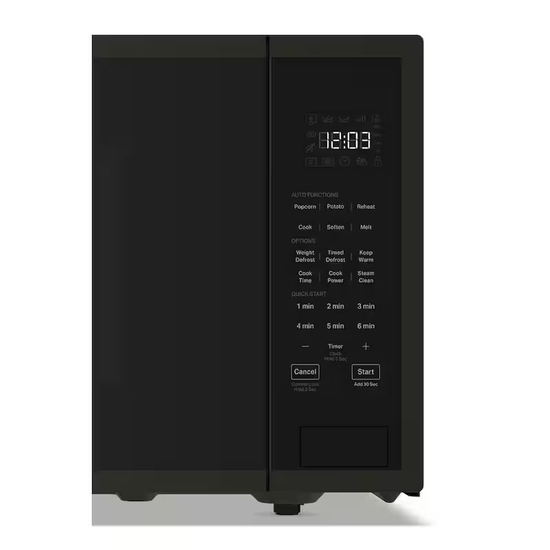 Black Stainless Countertop Microwave U7454