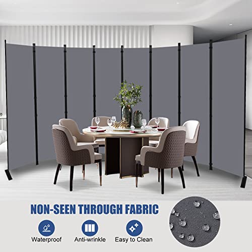 8 Panel Fabric Room Divider E235