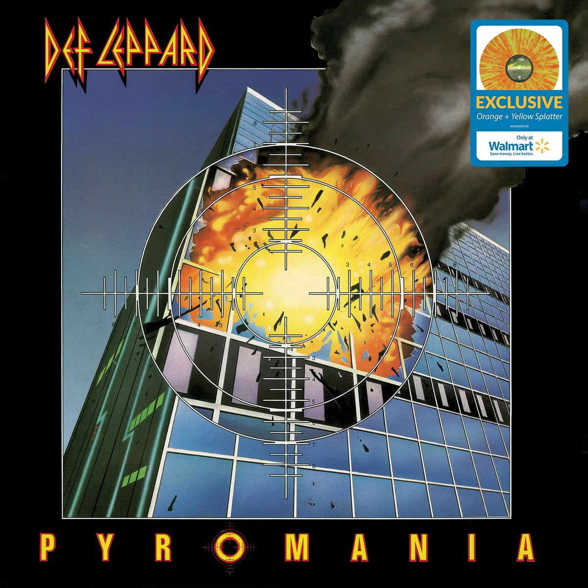 Orange & Yellow Splatter Vinyl Rock LP A66227