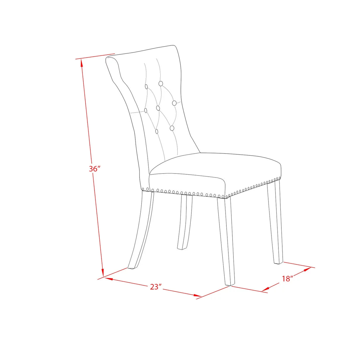 3-piece Wood Dining Set J244