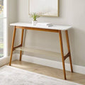 Mid Century Modern Faux Marble Entry Table T37648
