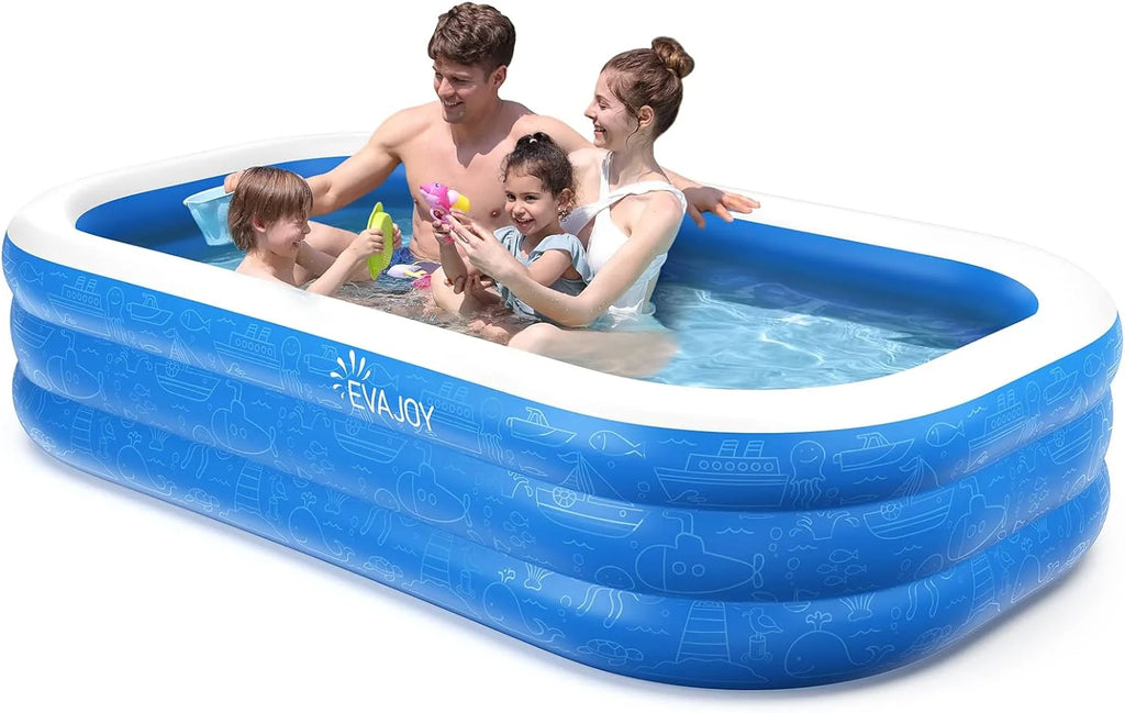 Inflatable Rectangular Swimming Pool A23028