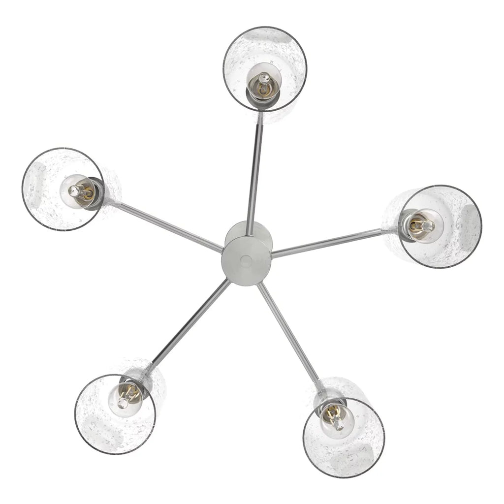 5 Bulb Hanging Chandelier Light Fixture R7368