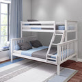 Solid Wood Twin XL over Queen Bunk Bed V216883