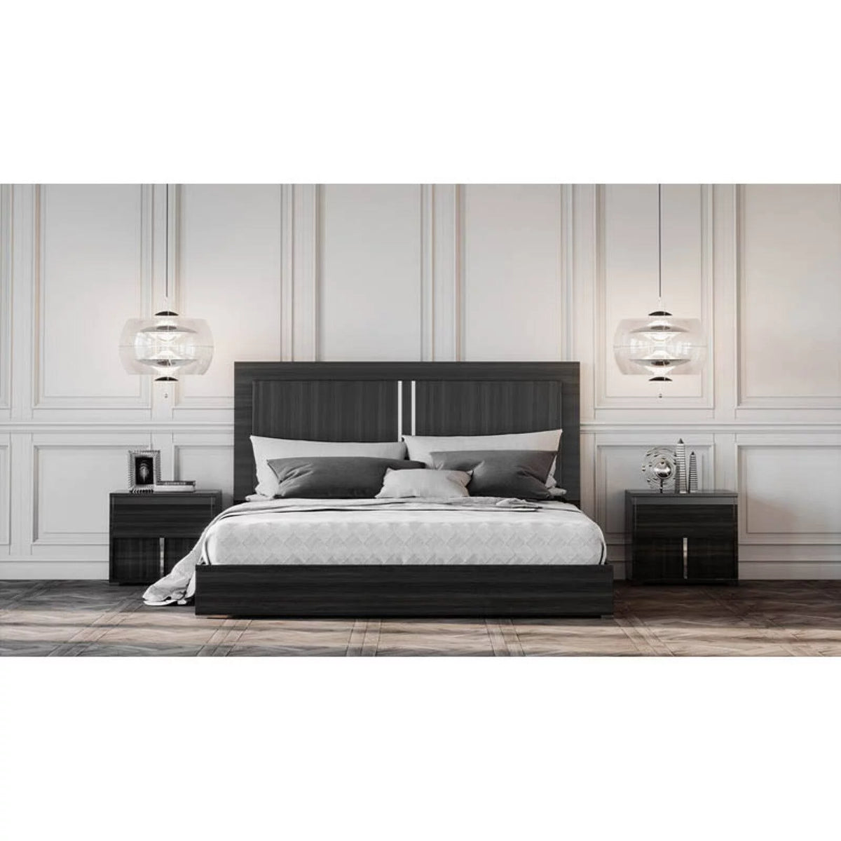 Grey Nightstand Q82257