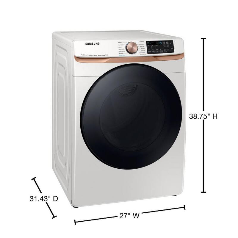 7.5 cu. ft. Smart Gas Dryer in Ivory Beige I35973