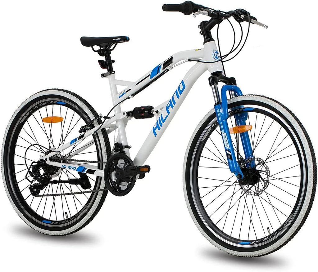 26 Inch Full-Suspension 21 Speeds Disc-Brake Mountain Bike K1554